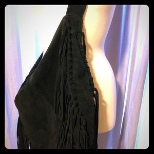 Black suede purse!